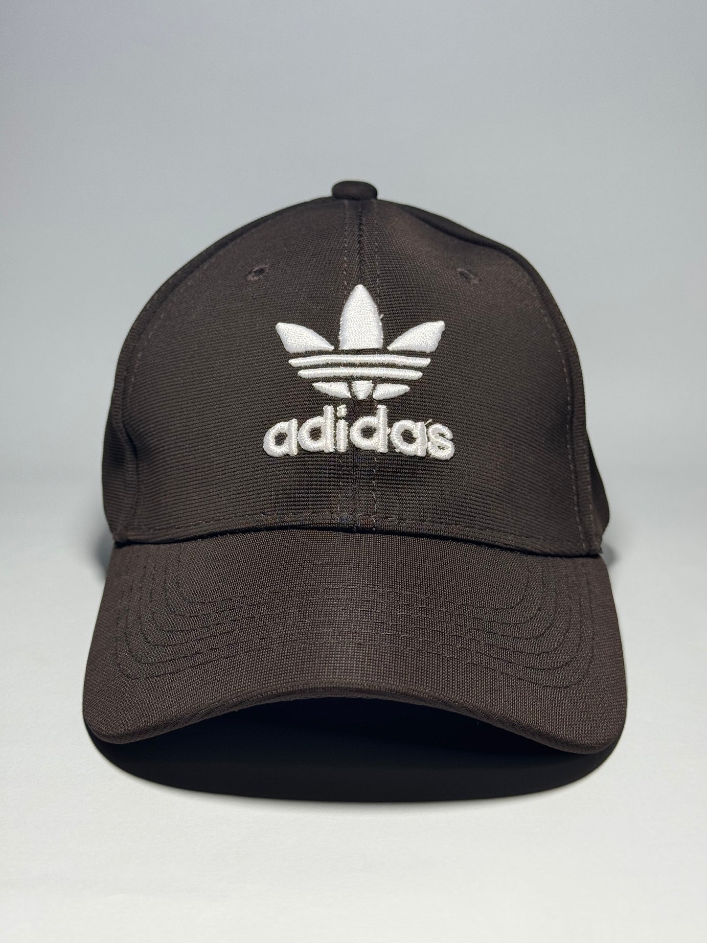 Beige Adidas Trefoil Embroidered Baseball Cap