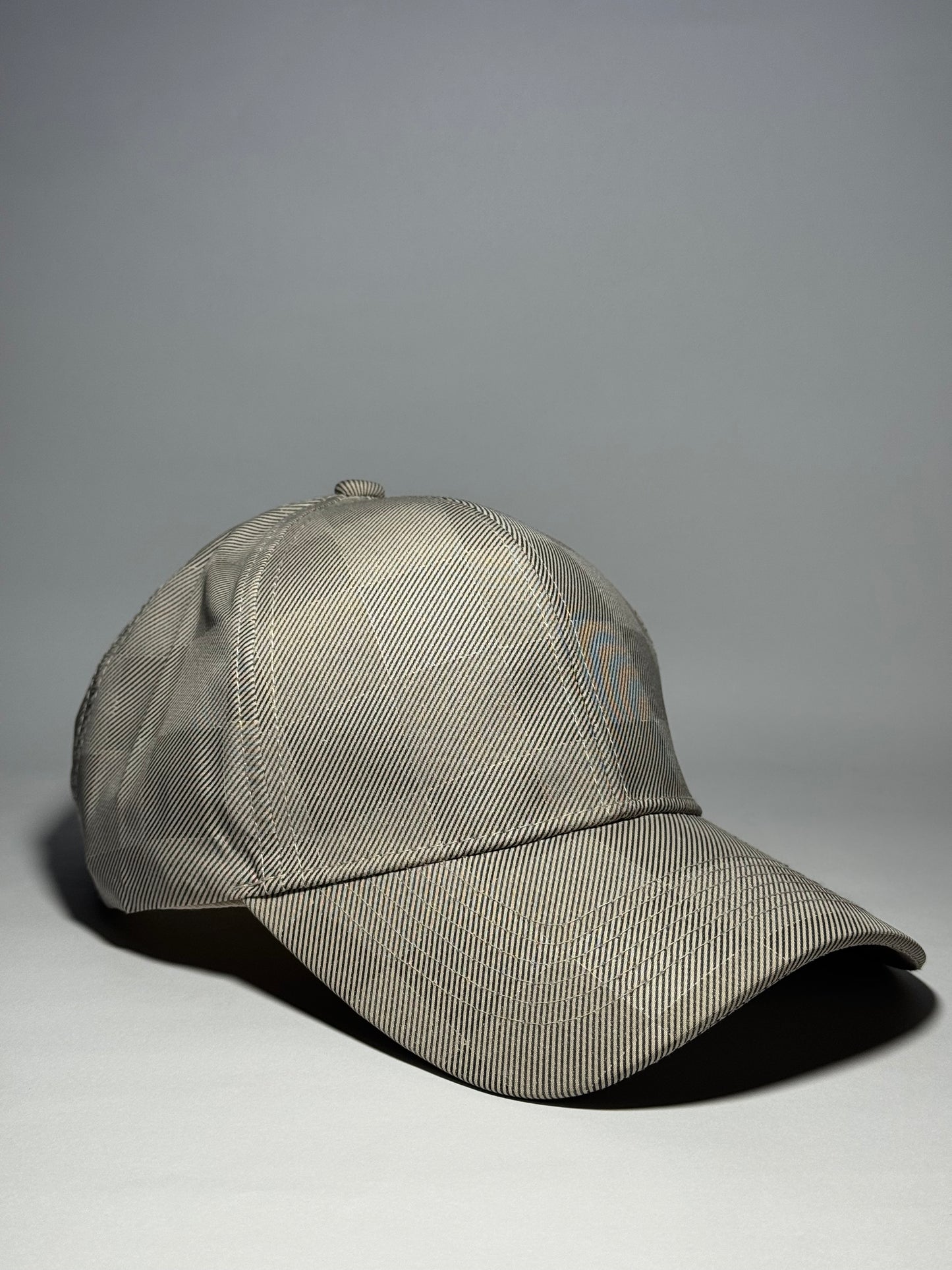 Premium Checkered Pattern Baseball Cap-Black