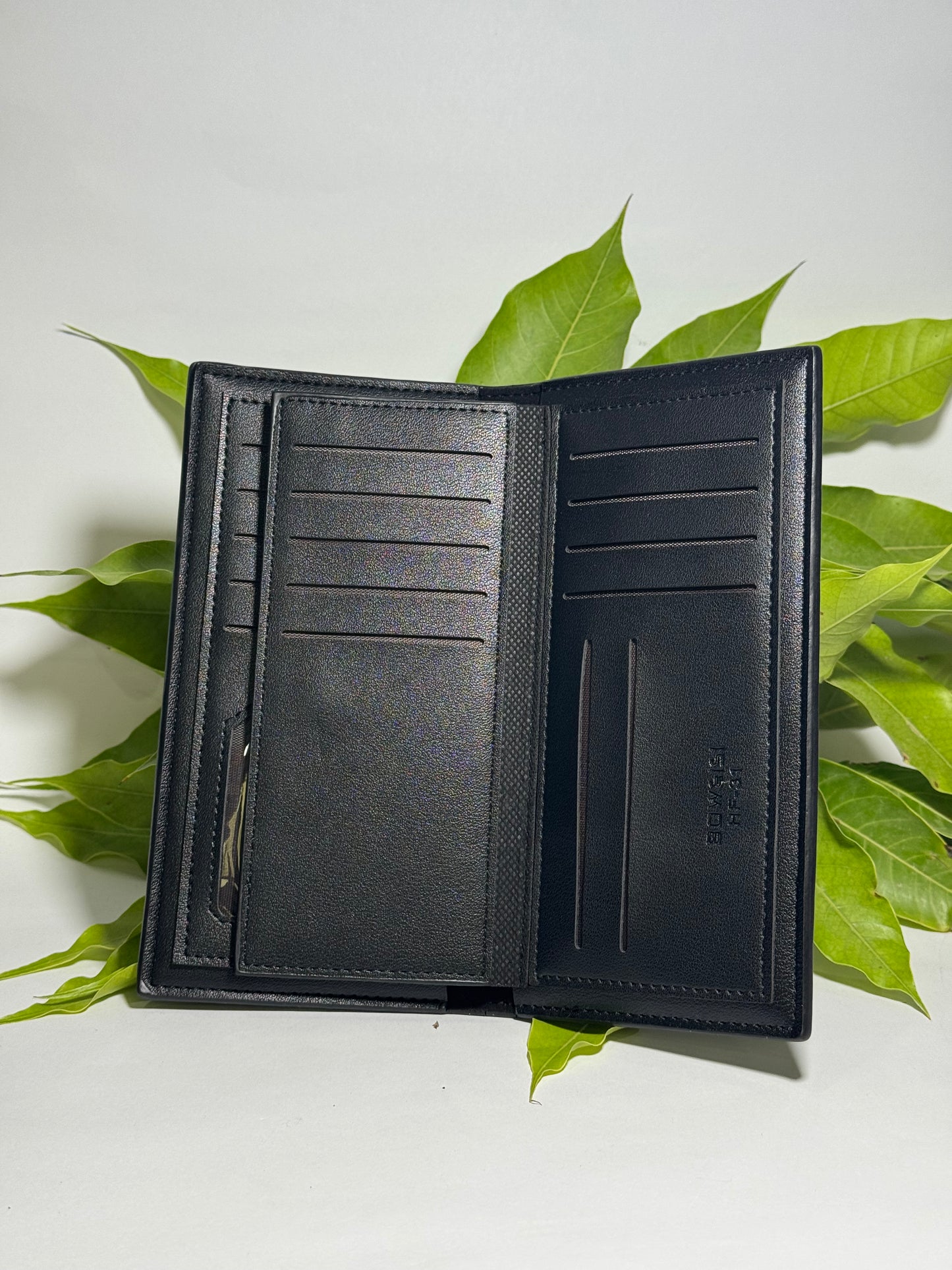 Premium Textured Brown Leather Wallet