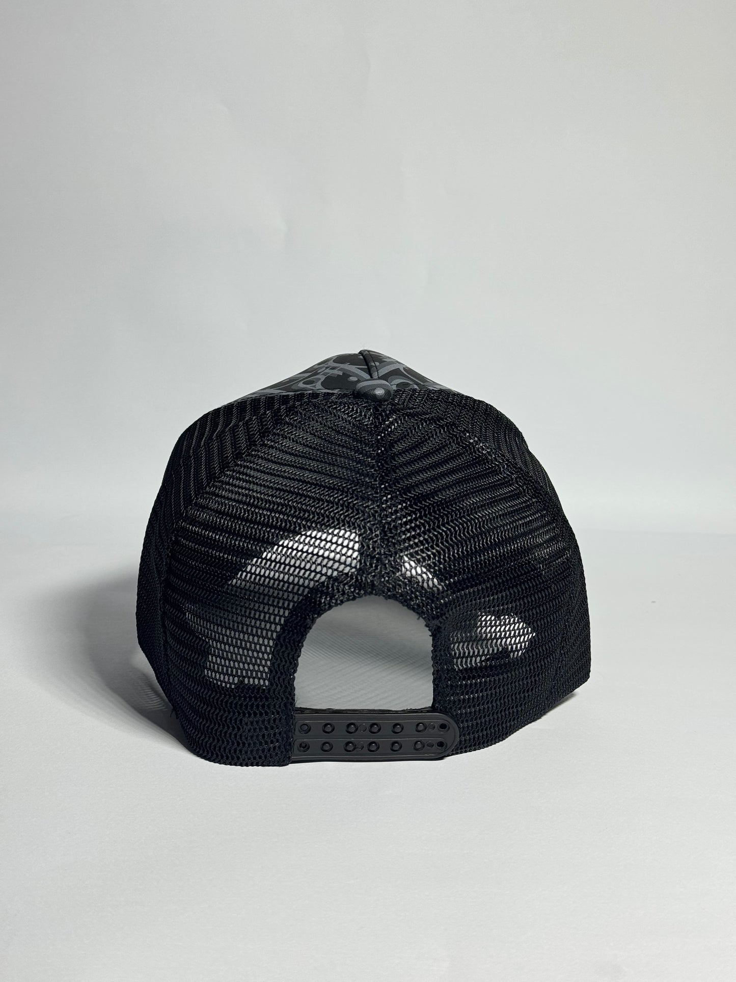 Dior Patterned Logo Trucker Cap