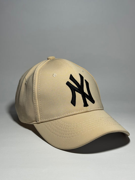 Classic Beige NY Yankees Baseball Cap