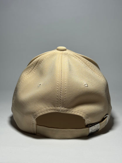 Beige Adidas Trefoil Embroidered Baseball Cap