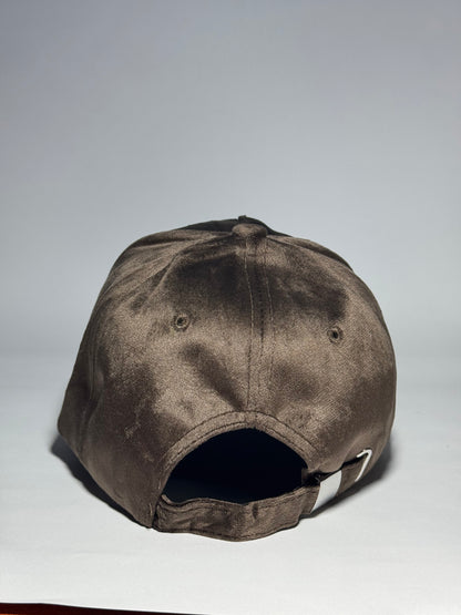 Full Velvet 'YO!' Baseball Cap-Black