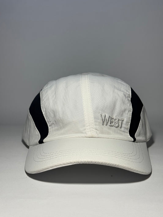 "WEST" Sporty White Baseball Cap