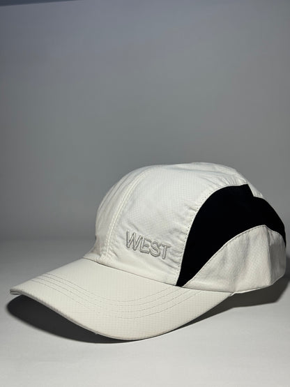 "WEST" Sporty White Baseball Cap