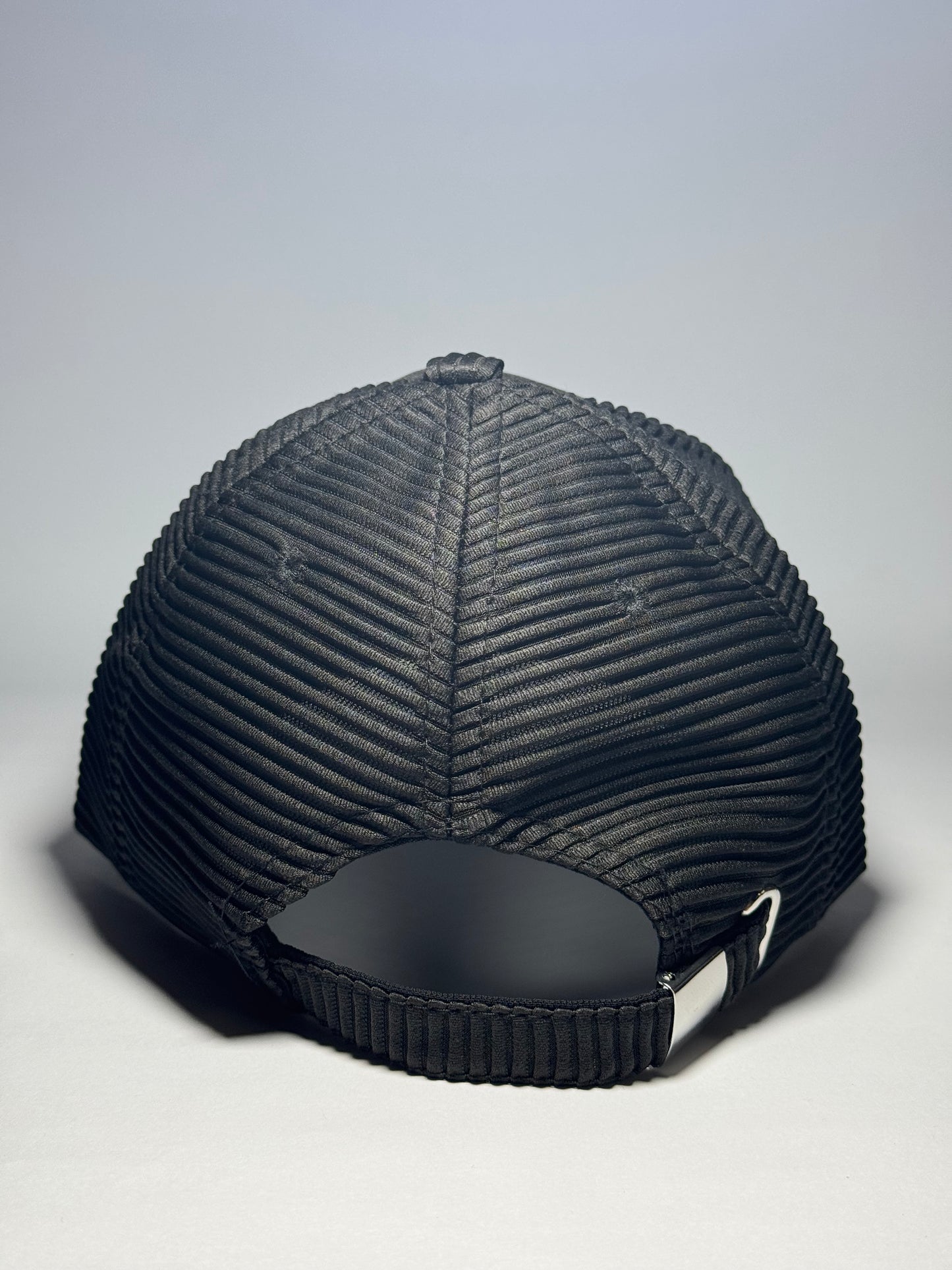 Premium Ribbed Knit Baseball Cap-Brown