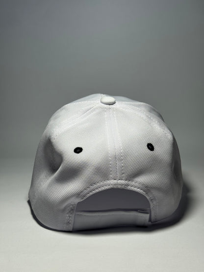 White Drip Drop Baseball Cap