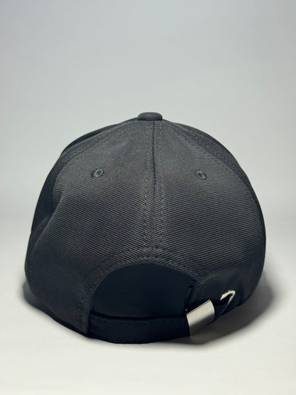 Black Adidas Trefoil Logo Baseball Cap with Metal Badge