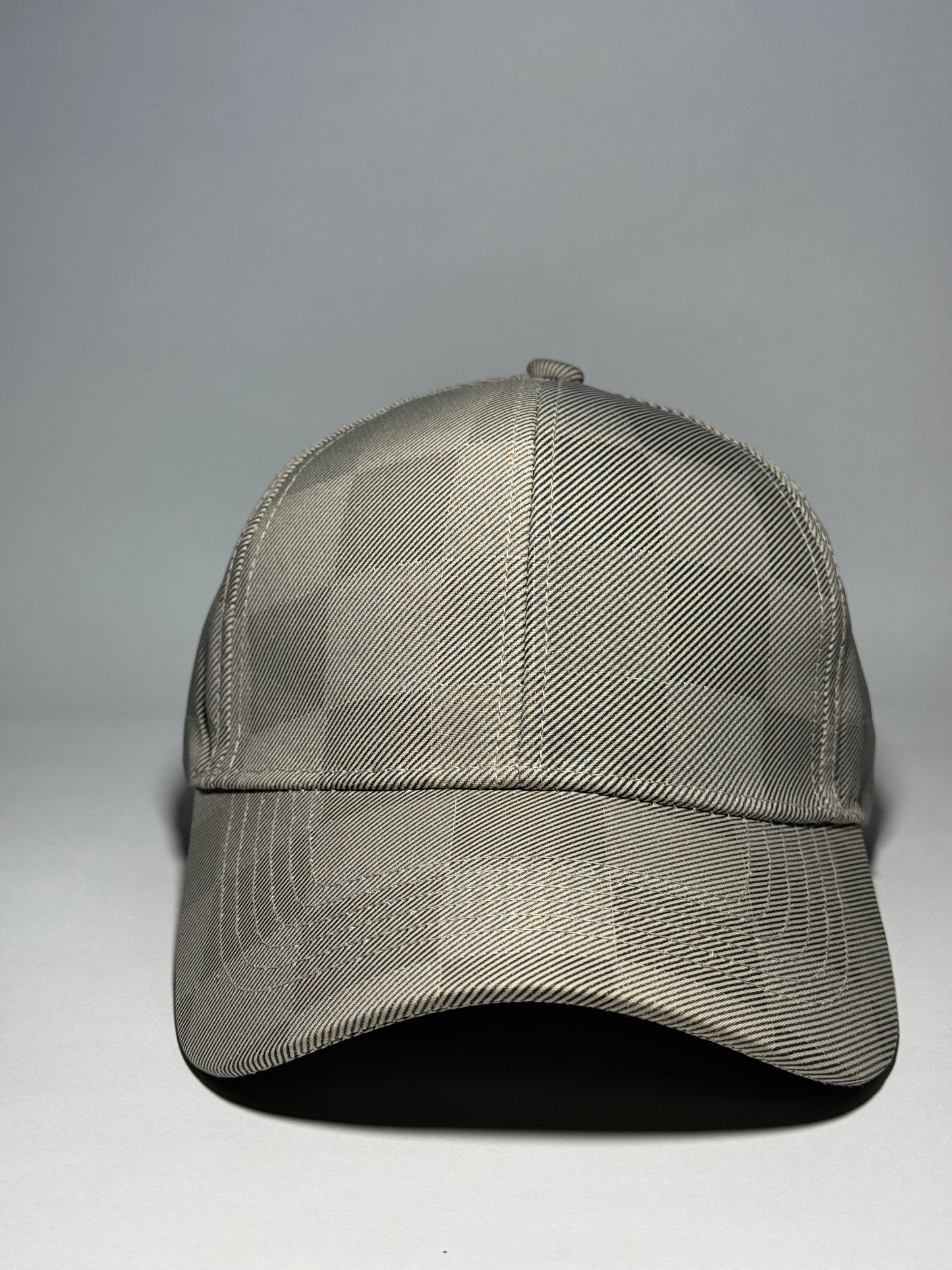 Premium Checkered Pattern Baseball Cap-Black