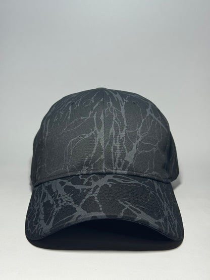 Beige Dynamic Abstract Splatter Art Baseball Cap