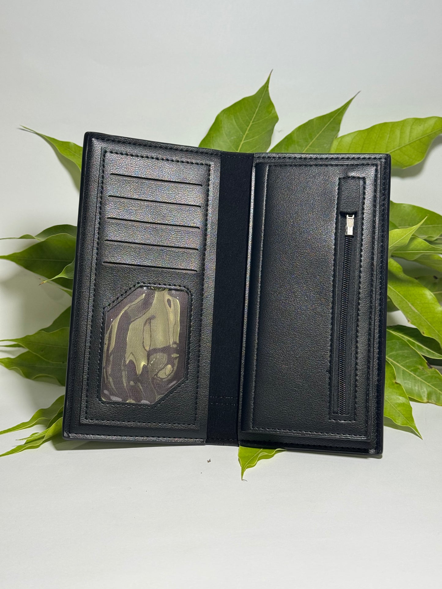 Premium Textured Brown Leather Wallet