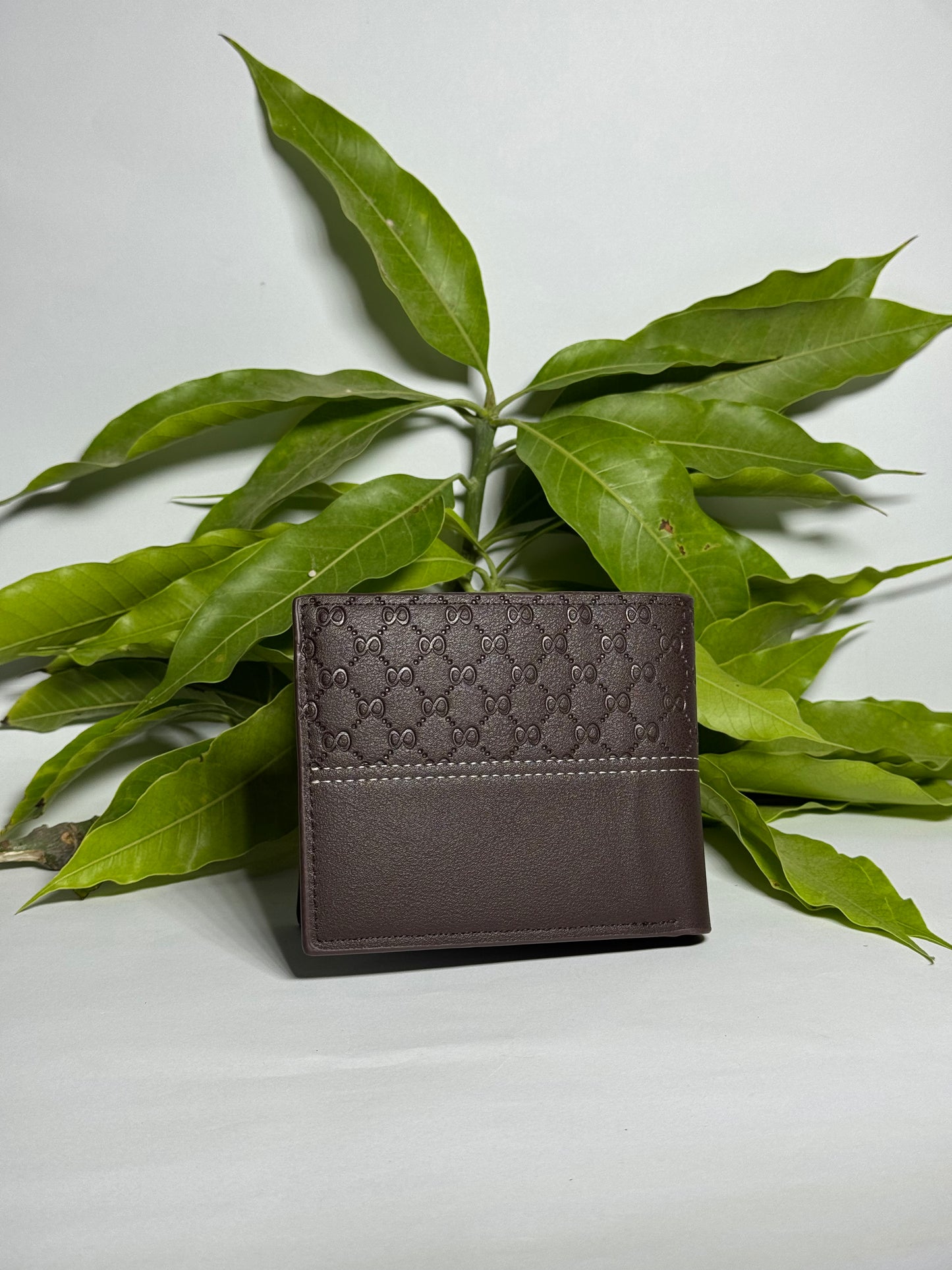 Men's Classic Brown Wallet with Embossed Design