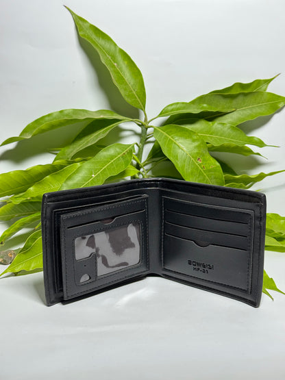 Men's Classic Brown Wallet with Embossed Design