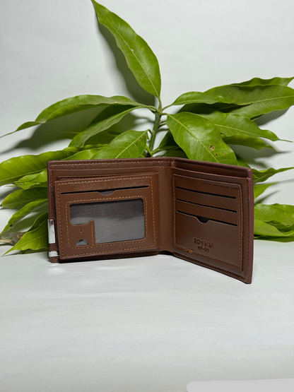 Classic Brown Bi-Fold Wallet