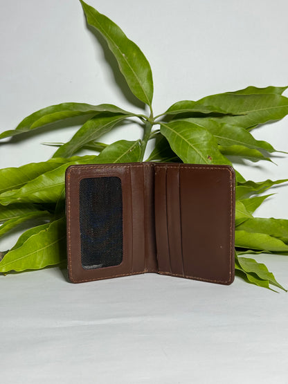 Premium Black Leather Card Wallet