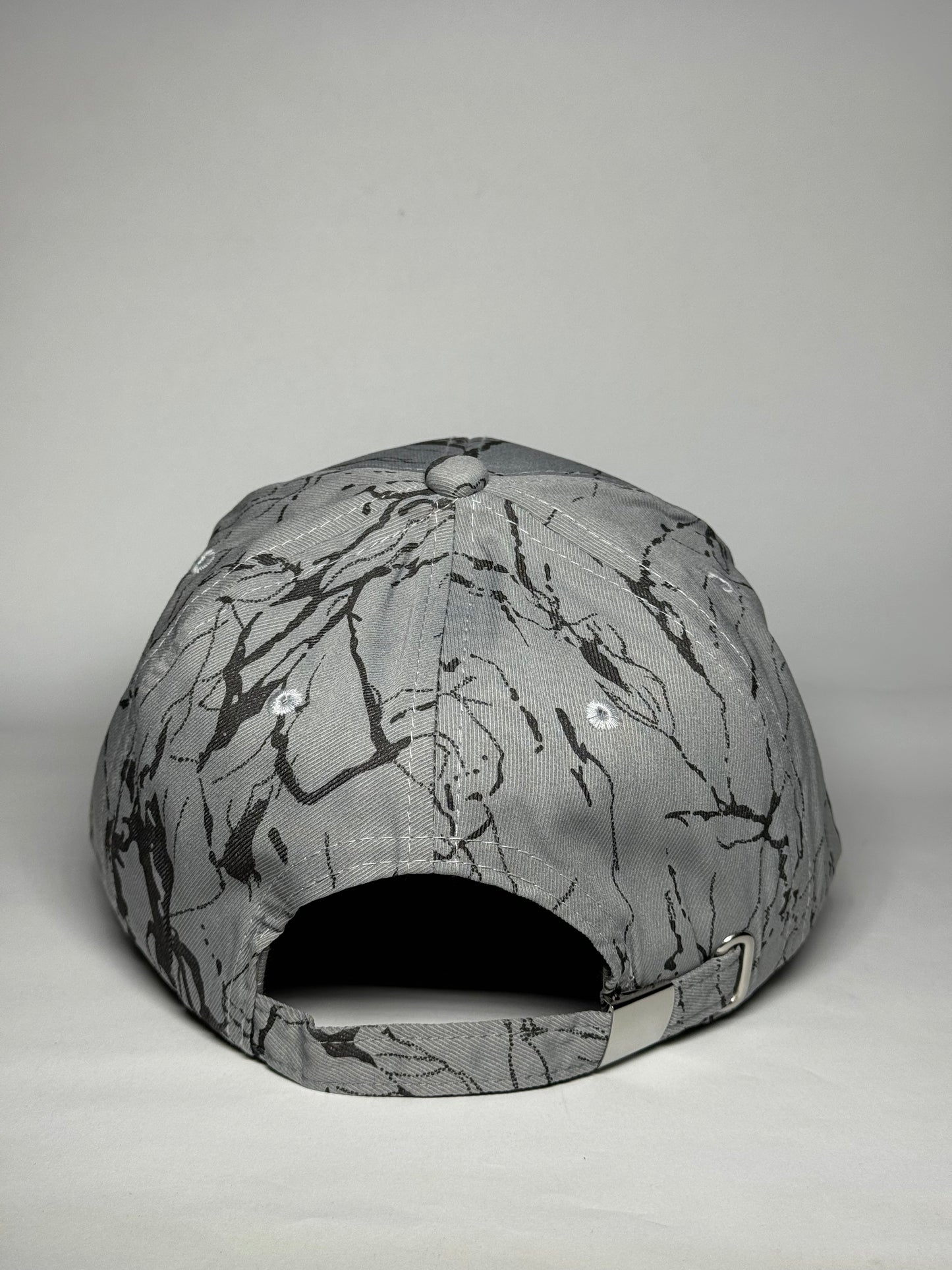 Beige Dynamic Abstract Splatter Art Baseball Cap