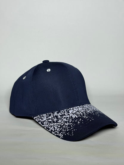 White Drip Drop Baseball Cap