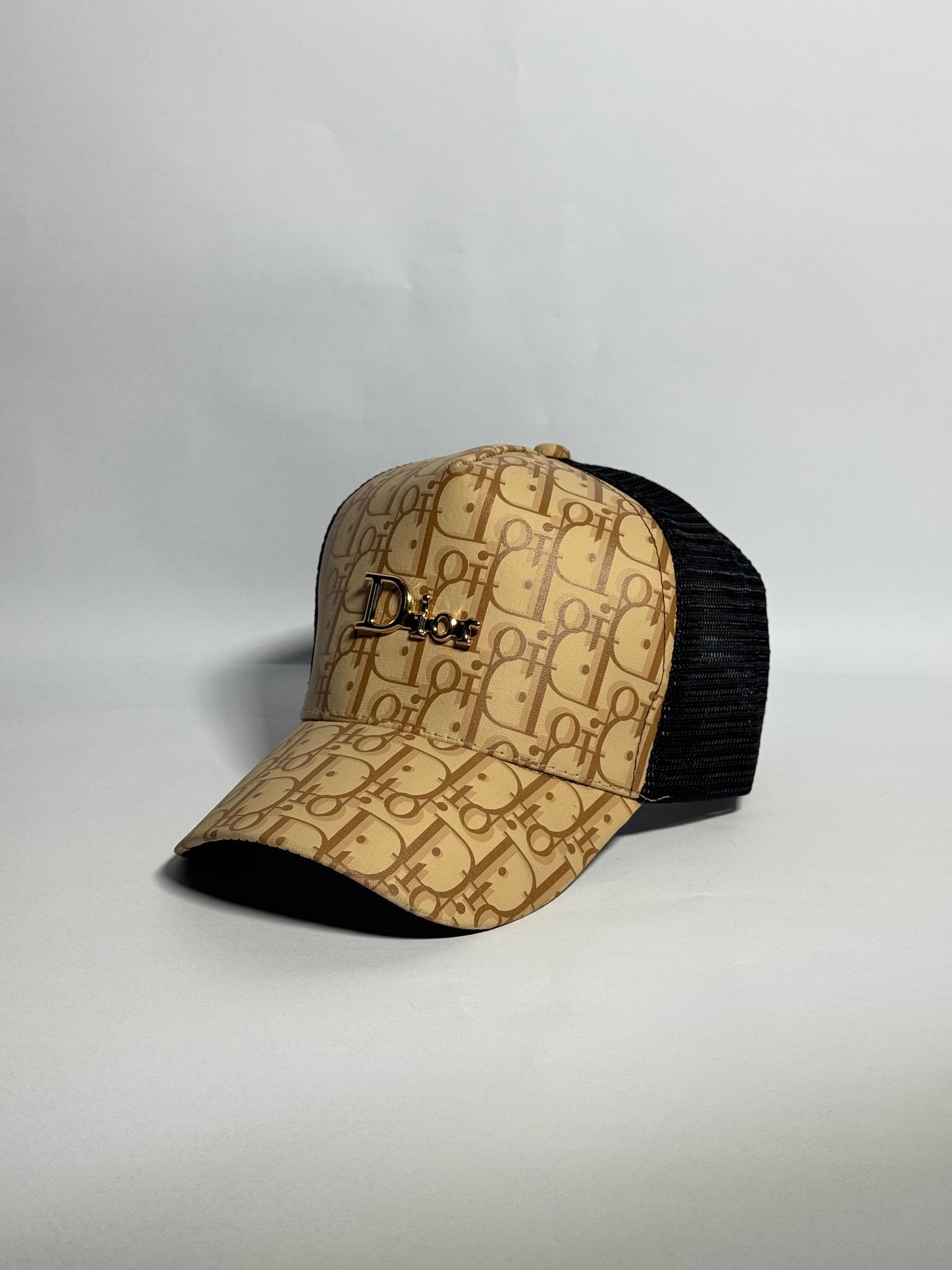 Dior Patterned Logo Trucker Cap