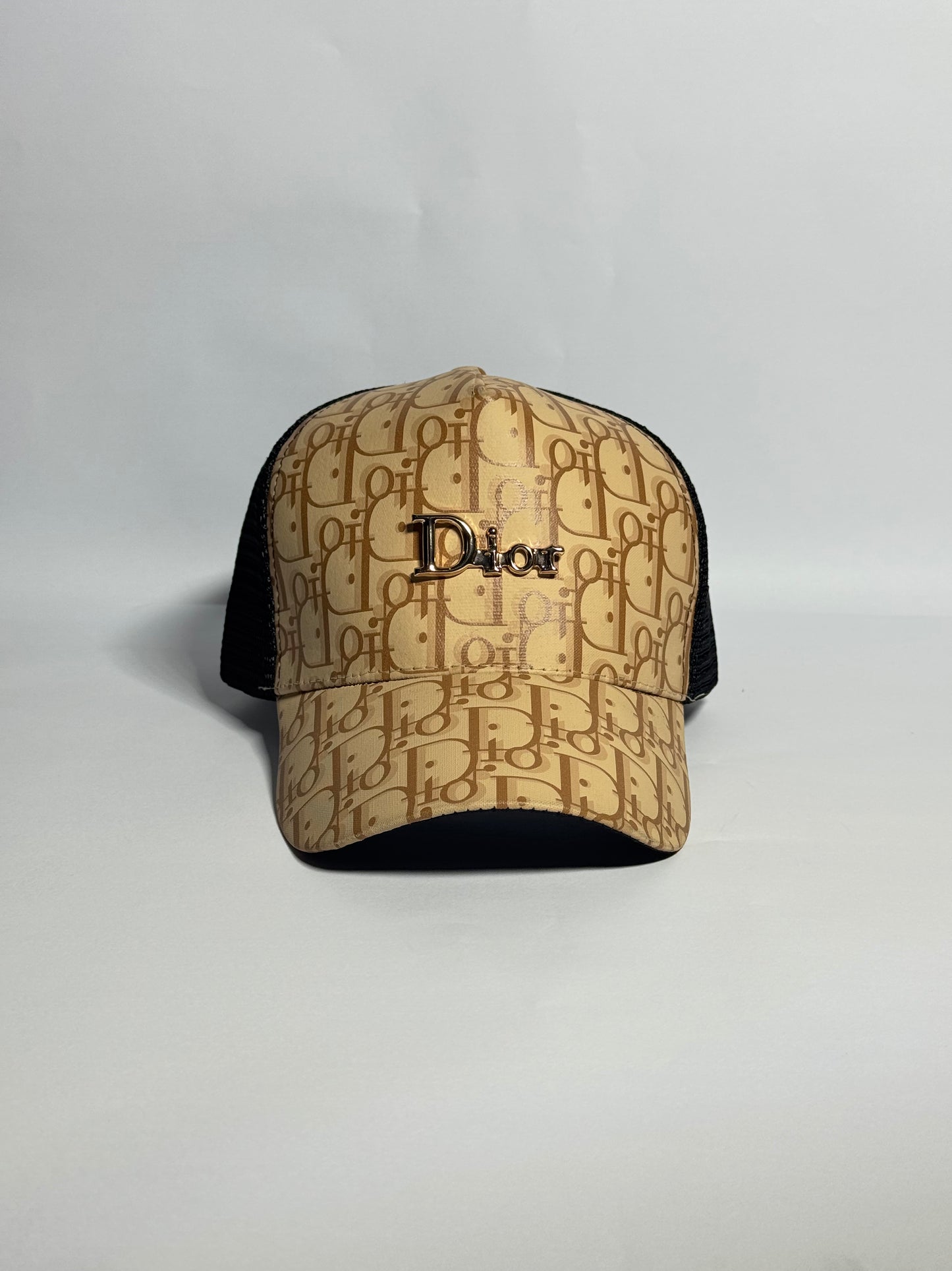 Dior Patterned Logo Trucker Cap