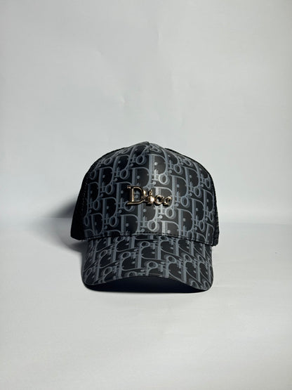 Dior Patterned Logo Trucker Cap