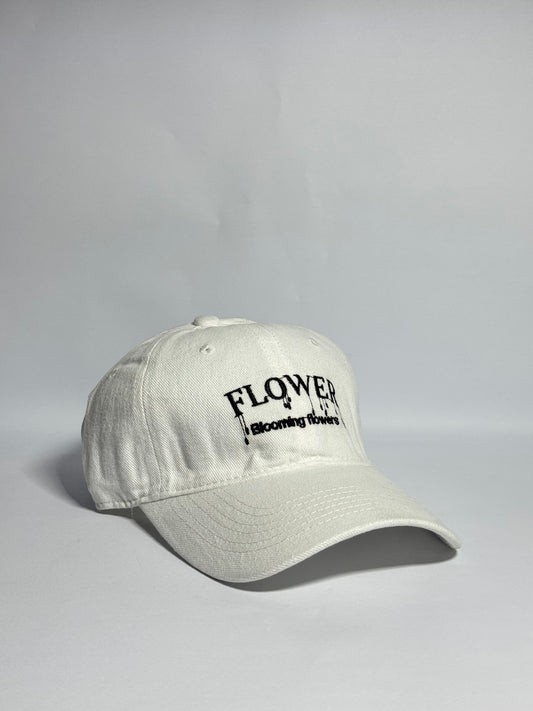 Premium White Dripping 'Flower' Cap - Imported