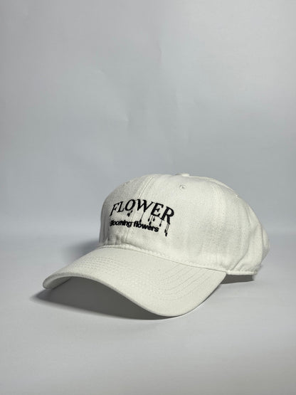 Premium White Dripping 'Flower' Cap - Imported