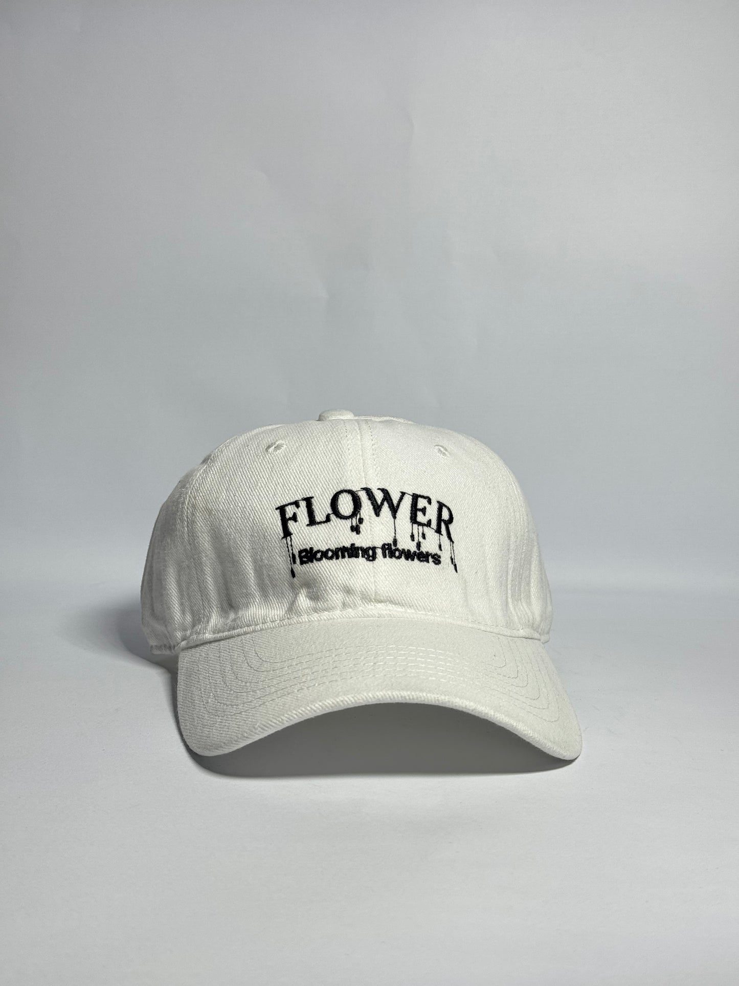 Premium White Dripping 'Flower' Cap - Imported