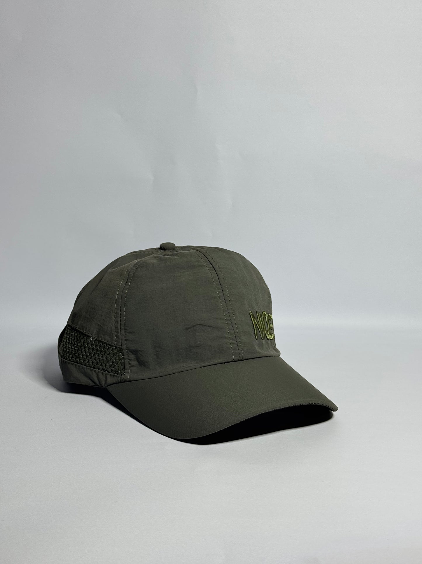The Green "NICE" Mesh Runner Sports Cap