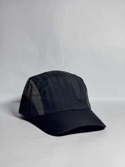 Black "WEST" Sporty White Sports Cap