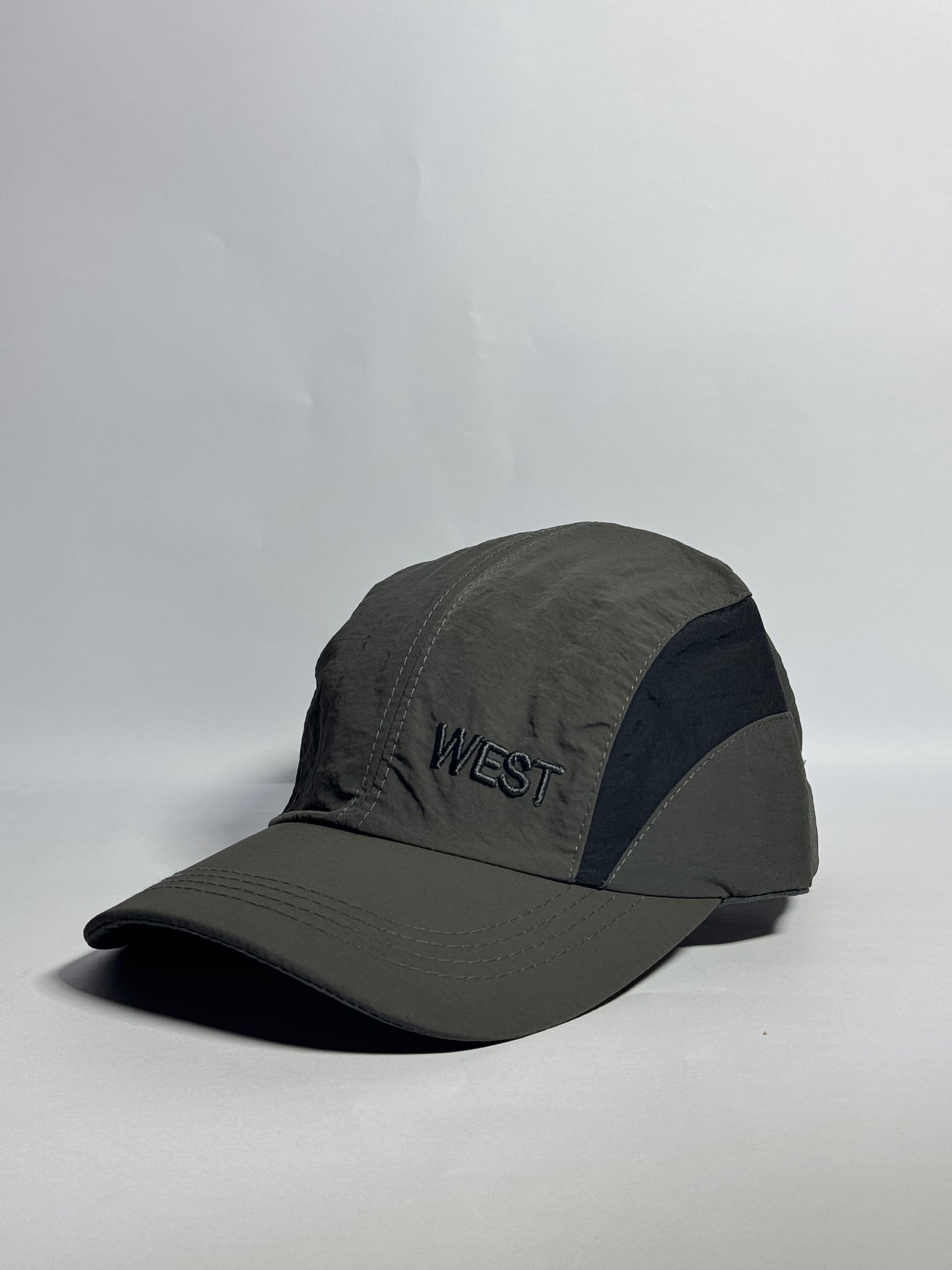 Green "WEST" Sporty White Sports Cap