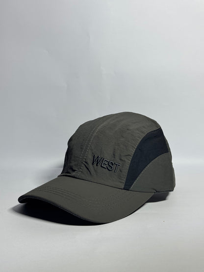Green "WEST" Sporty White Sports Cap