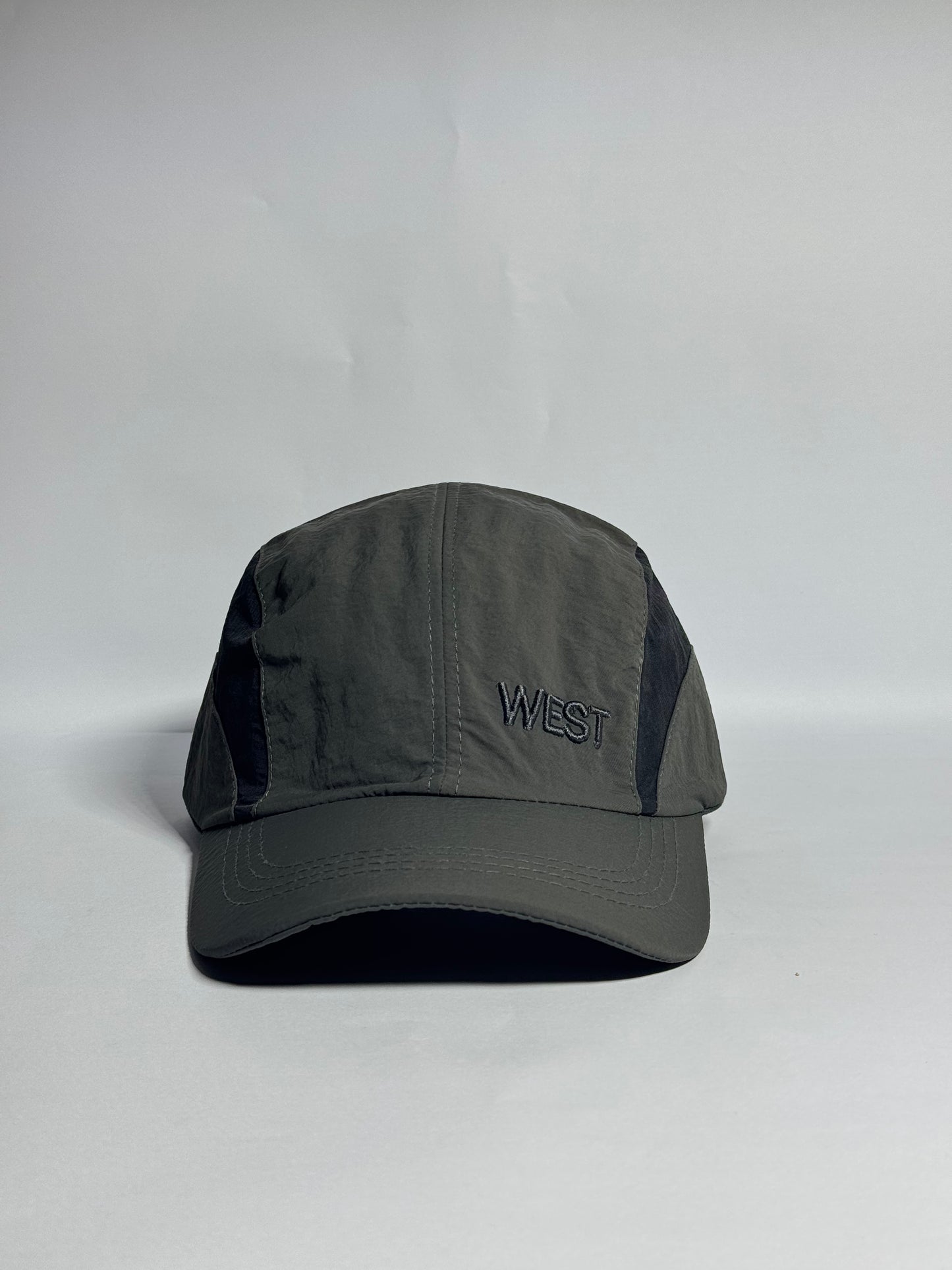 Green "WEST" Sporty White Sports Cap