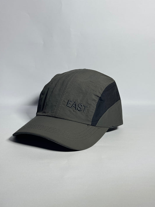 Green "EAST" Sporty White Sports Cap