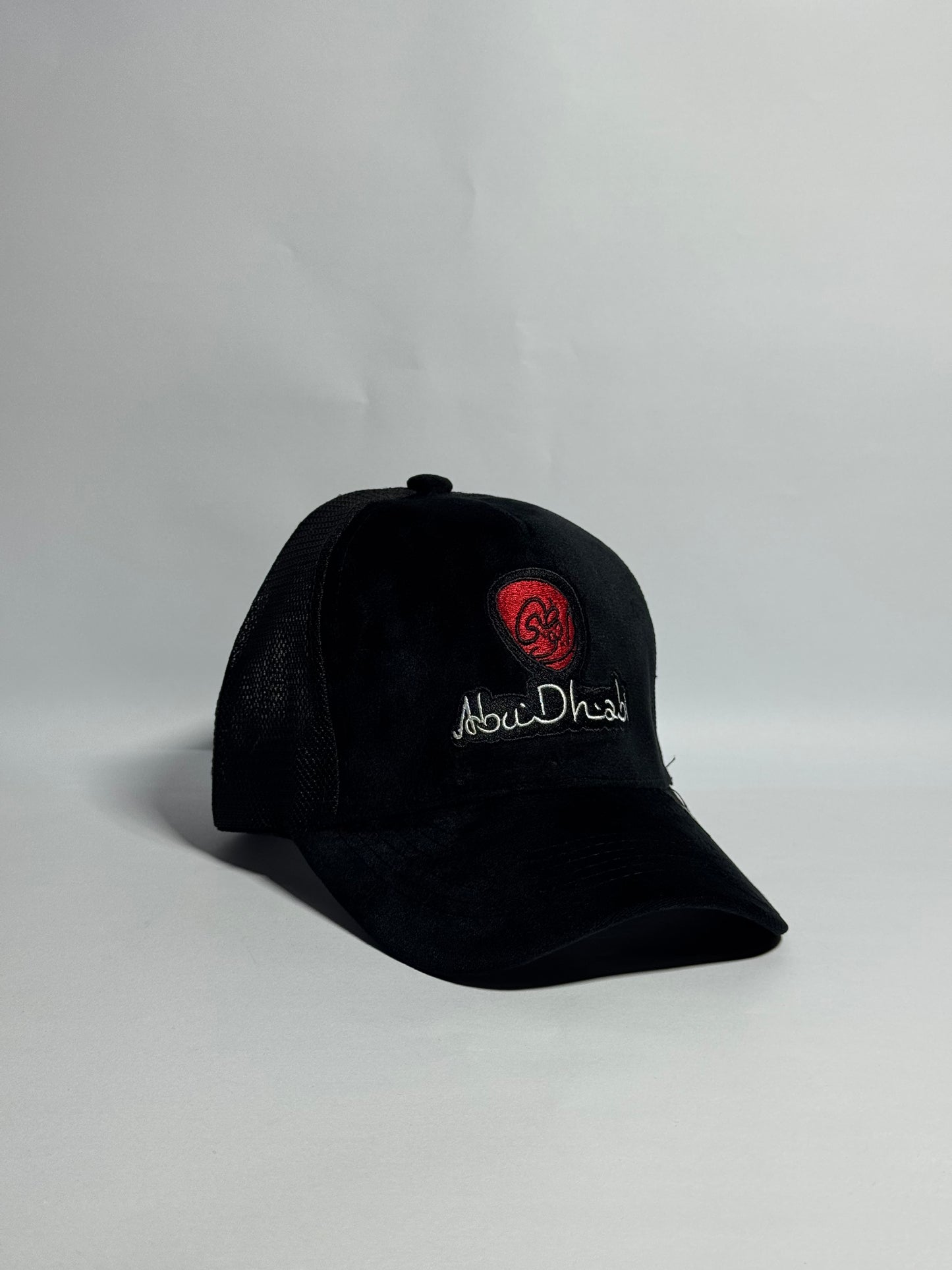 Abu Dhabi Black Velvet Trucker Cap-Imported Cap