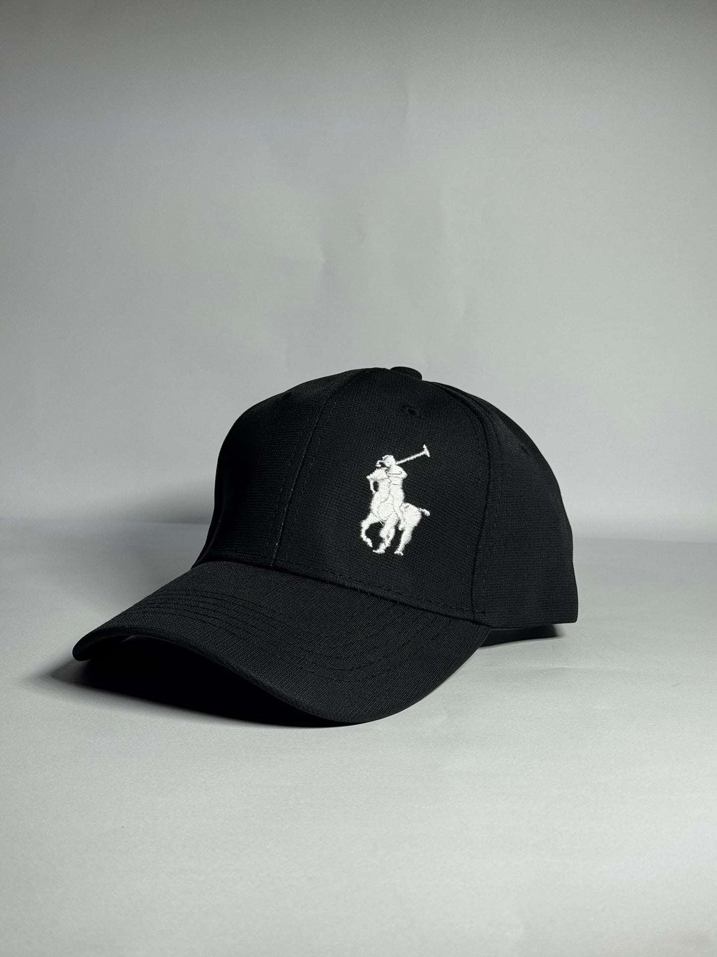 The Classic Black Polo Cap