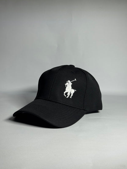 The Classic Black Polo Cap