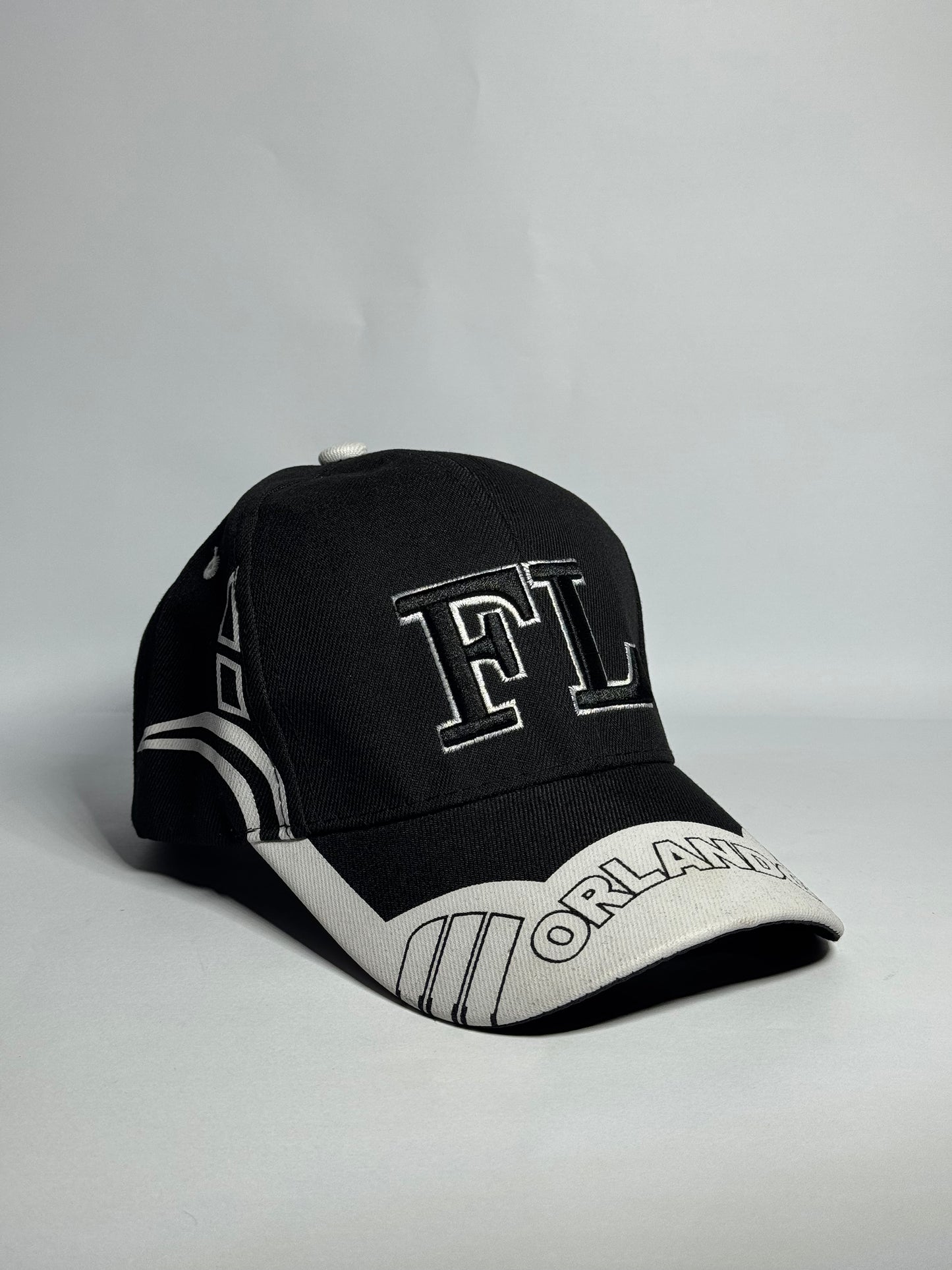 "FL Orlando" Beige Baseball Cap-Imported