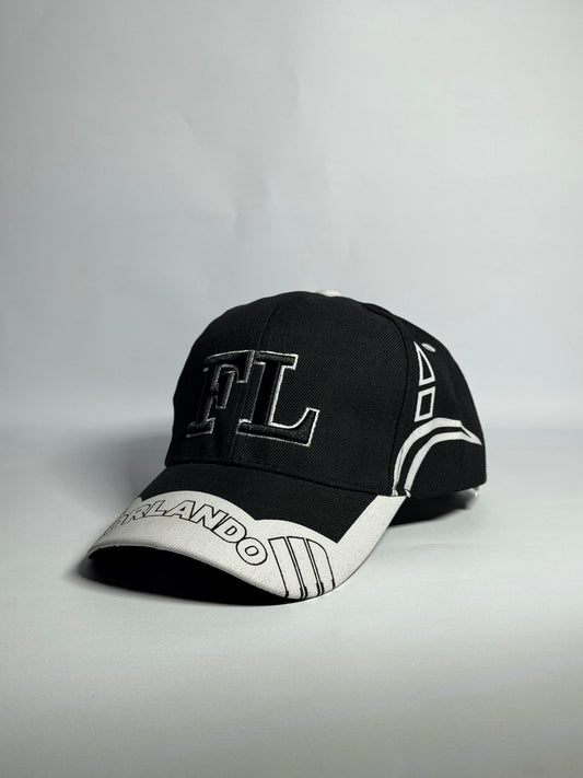"FL Orlando" Black Baseball Cap-Imported