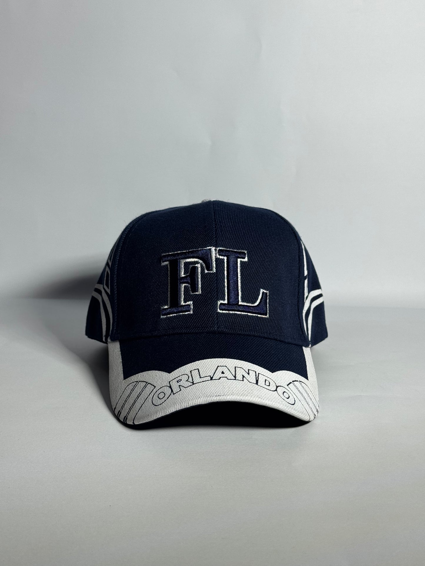 "FL Orlando" Beige Baseball Cap-Imported