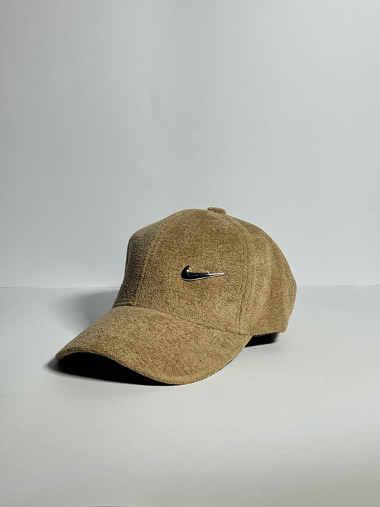 Premium Beige Wool With Nike Metallic Logo-Imported