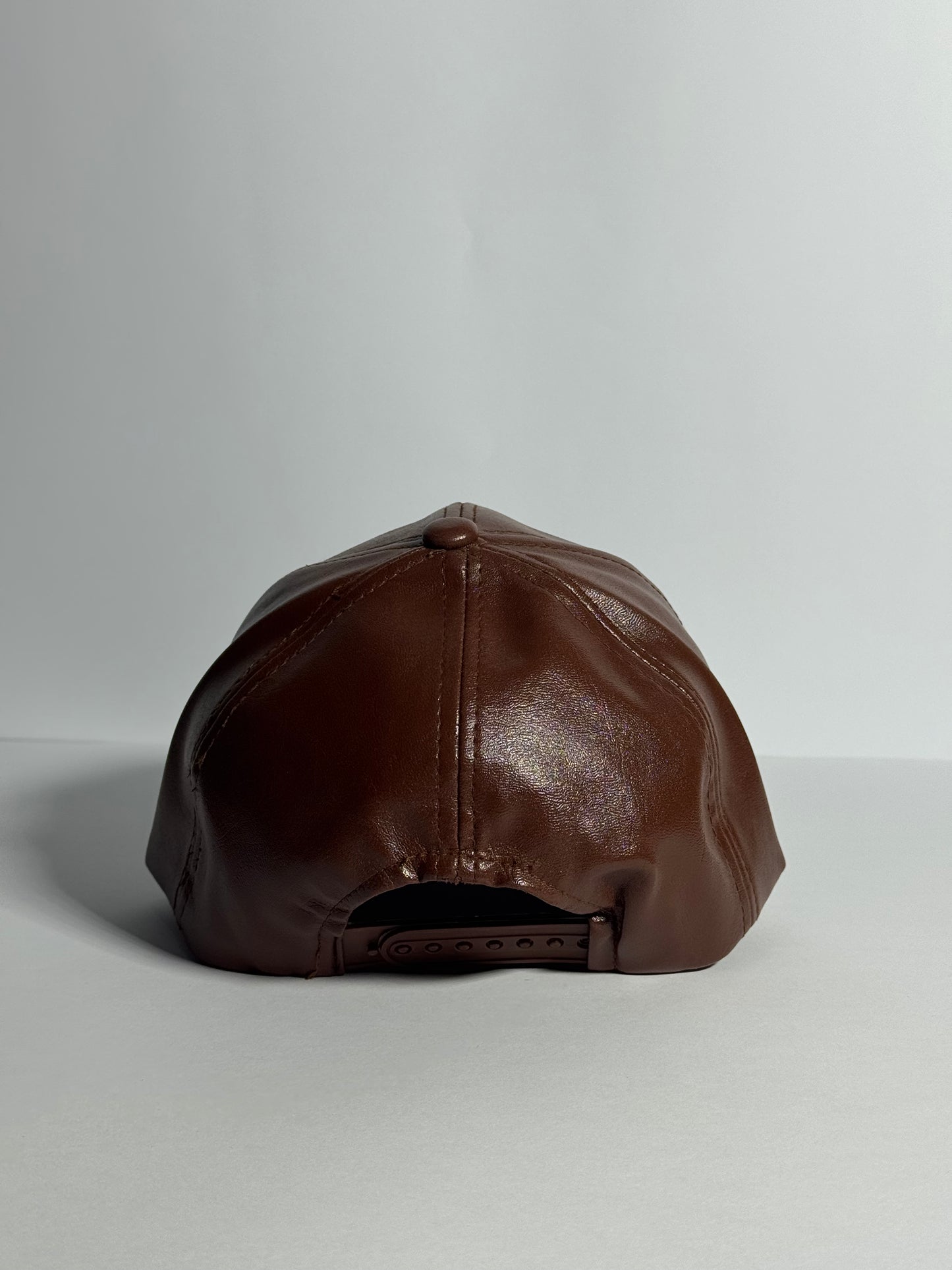 Classic Brown Leather "Under Armour" Cap