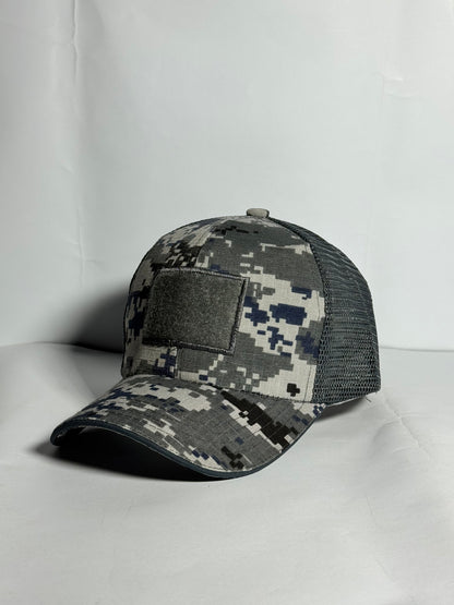 Grey Urban Camo Mesh Cap
