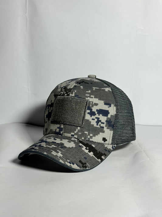 Grey Urban Camo Mesh Cap