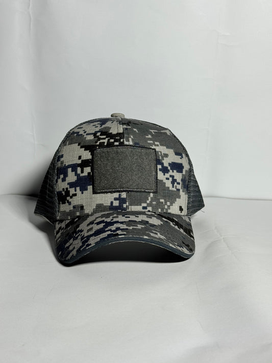 Grey Urban Camo Mesh Cap