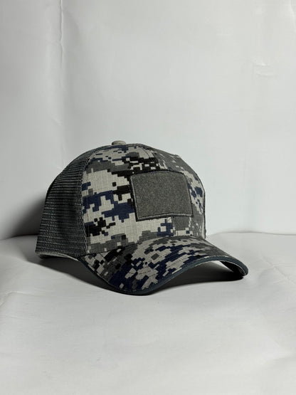 Grey Urban Camo Mesh Cap